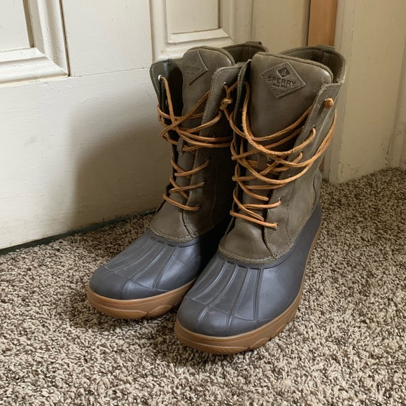 sperry tall duck boots
